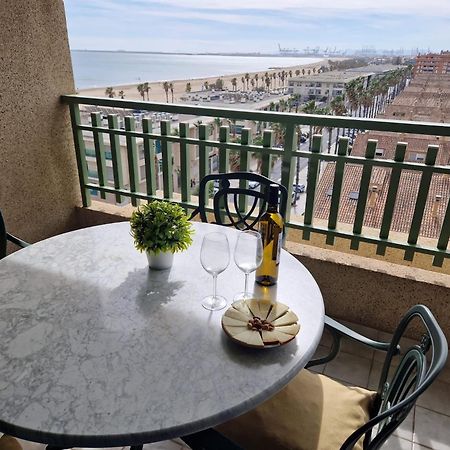 Apartamento Primera Linea De Playa Patacona Valencia Ngoại thất bức ảnh
